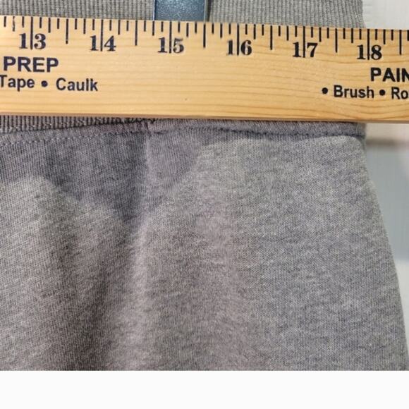 Calvin Klein Joggers Womens XL French Terry Gray Ribbed Cuffs Pockets Logo New - Picture 9 of 9